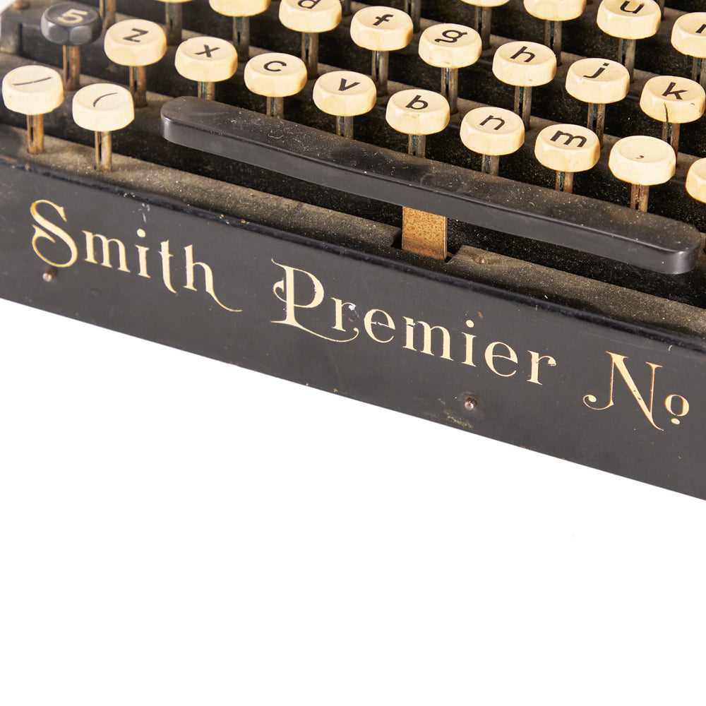 Smith Premier No. 2 Vintage Black Typewriter