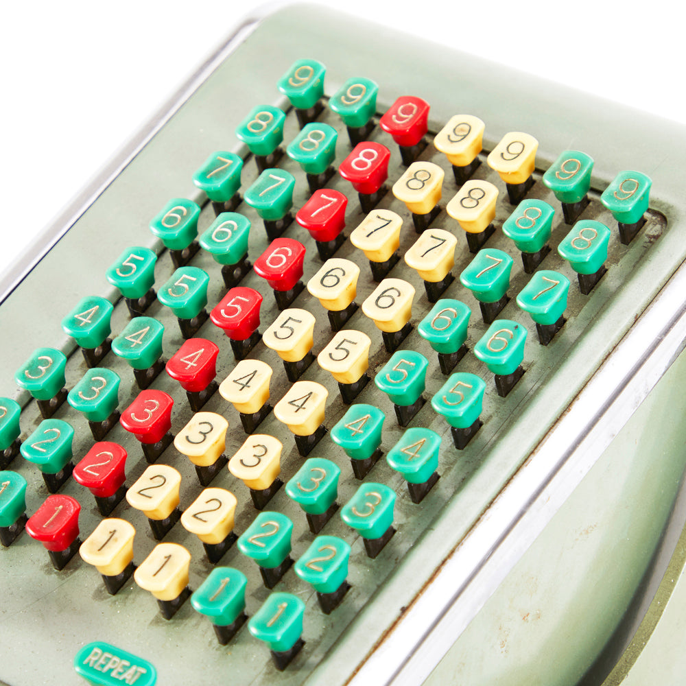 Paymaster Vintage Green Adding Machine