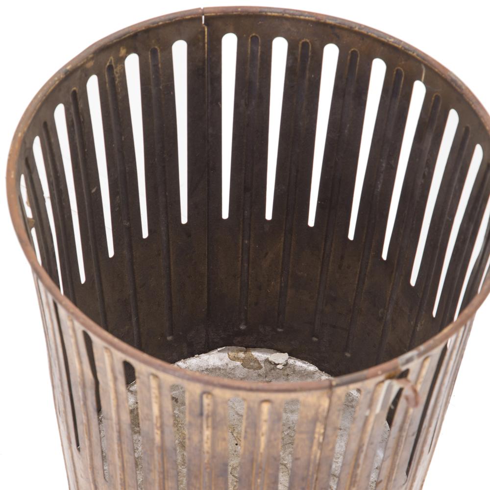 Vintage Metal Waste Basket
