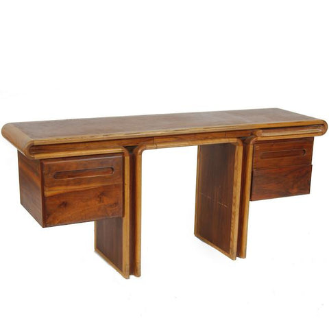 Brown Bentwood Vintage Desk