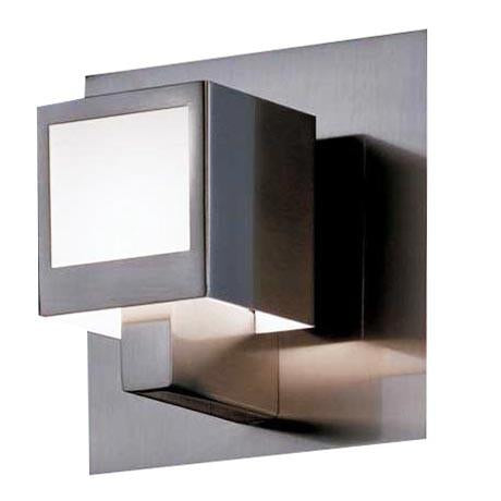 Aluminum Cubic Wall Sconce with Square Light