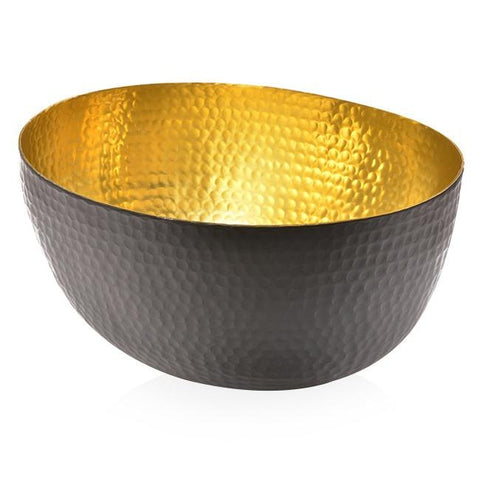Black & Gold Textured Bowl