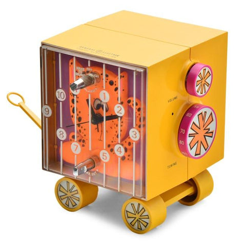 General Electric Cat Cart Clock