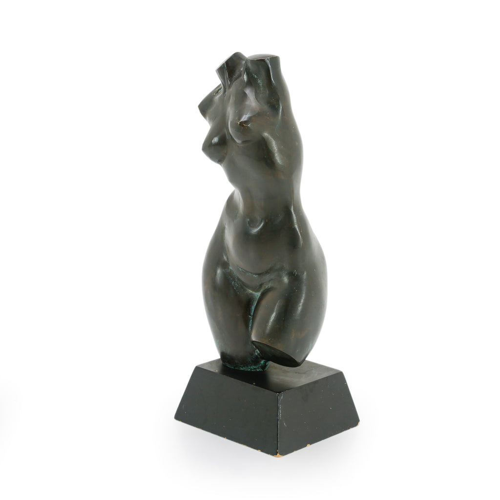 Dark Bronze Female Torso Sculpture