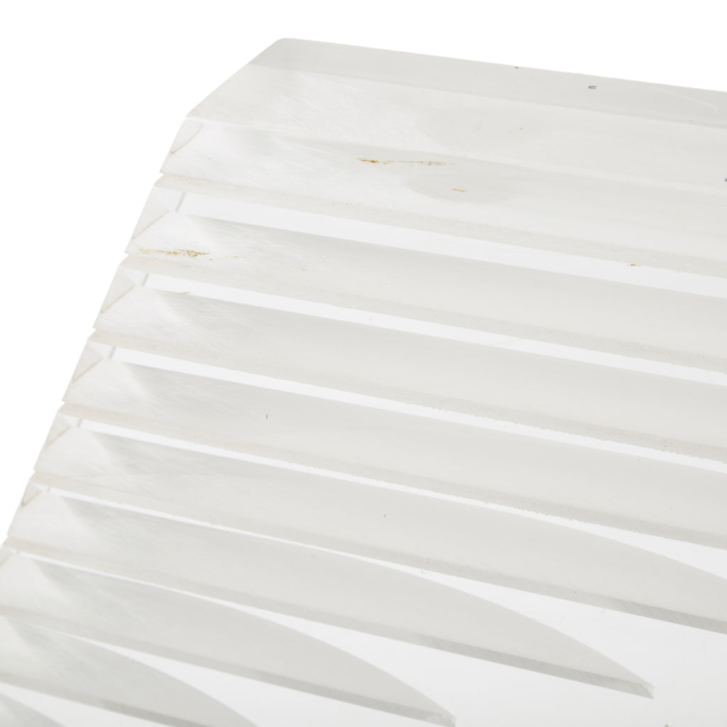 Clear Acrylic Stepped Decorative Sculpture