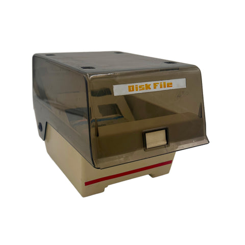 Beige Disk File Floppy Disk Storage Box