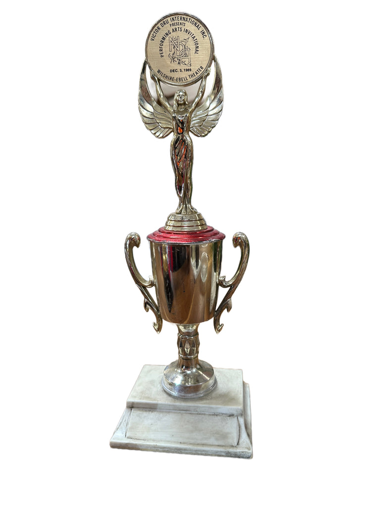 Silver & Gold Winged Figure Performing Arts Invitational Trophy