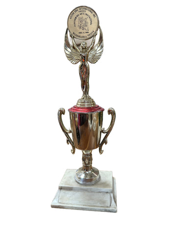 Silver & Gold Winged Figure Performing Arts Invitational Trophy
