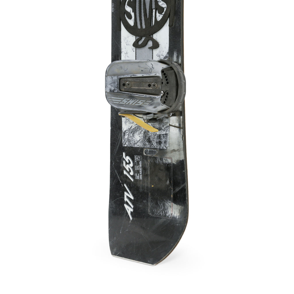Black Sims ATV 155 Snowboard