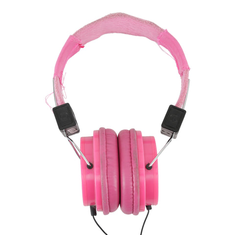 Hot Pink Headphones