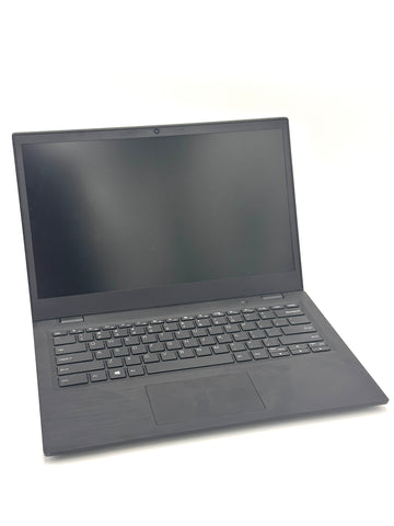 Modern Black Plastic Laptop with Full-Size Keyboard