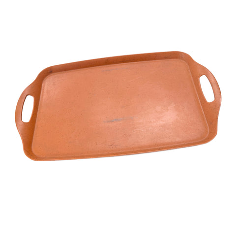 Speckled Orange Terracotta Serving Tray