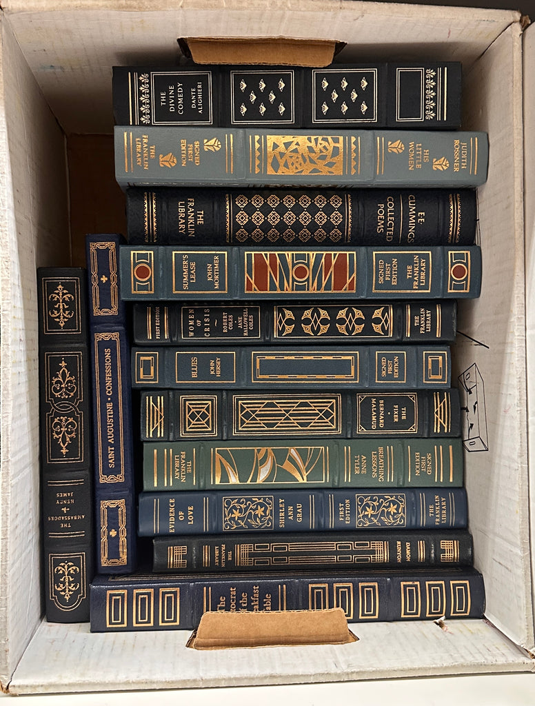 Box of Assorted Blue Bound Literature