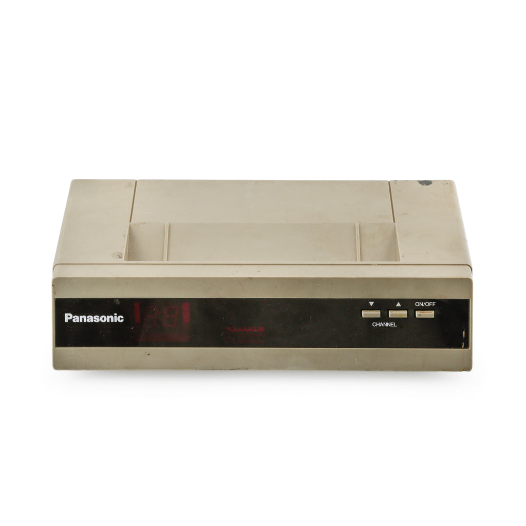 Beige Plastic Panasonic Cable TV Converter