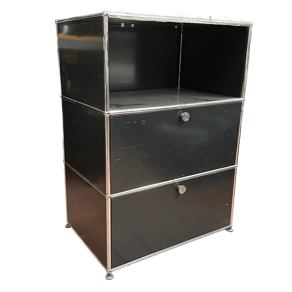 3-Piece Drawer Haller Unit - Black