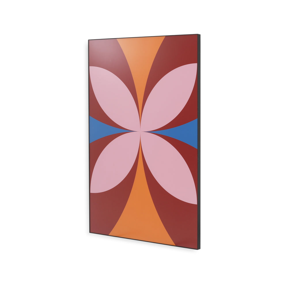 1220 (A+D) Red Blue Orange Pink Butterfly