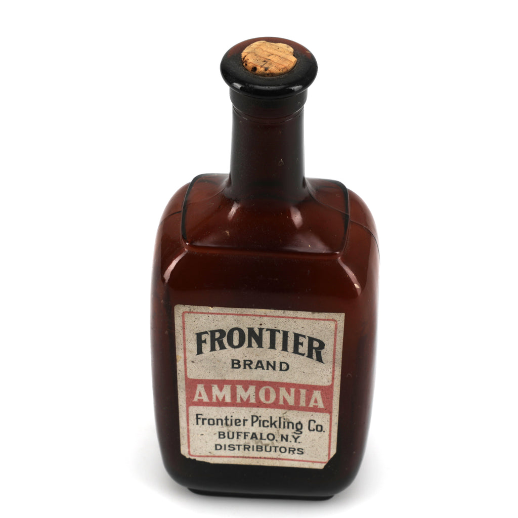 Brown Glass Ammonia Bottle (A+D)