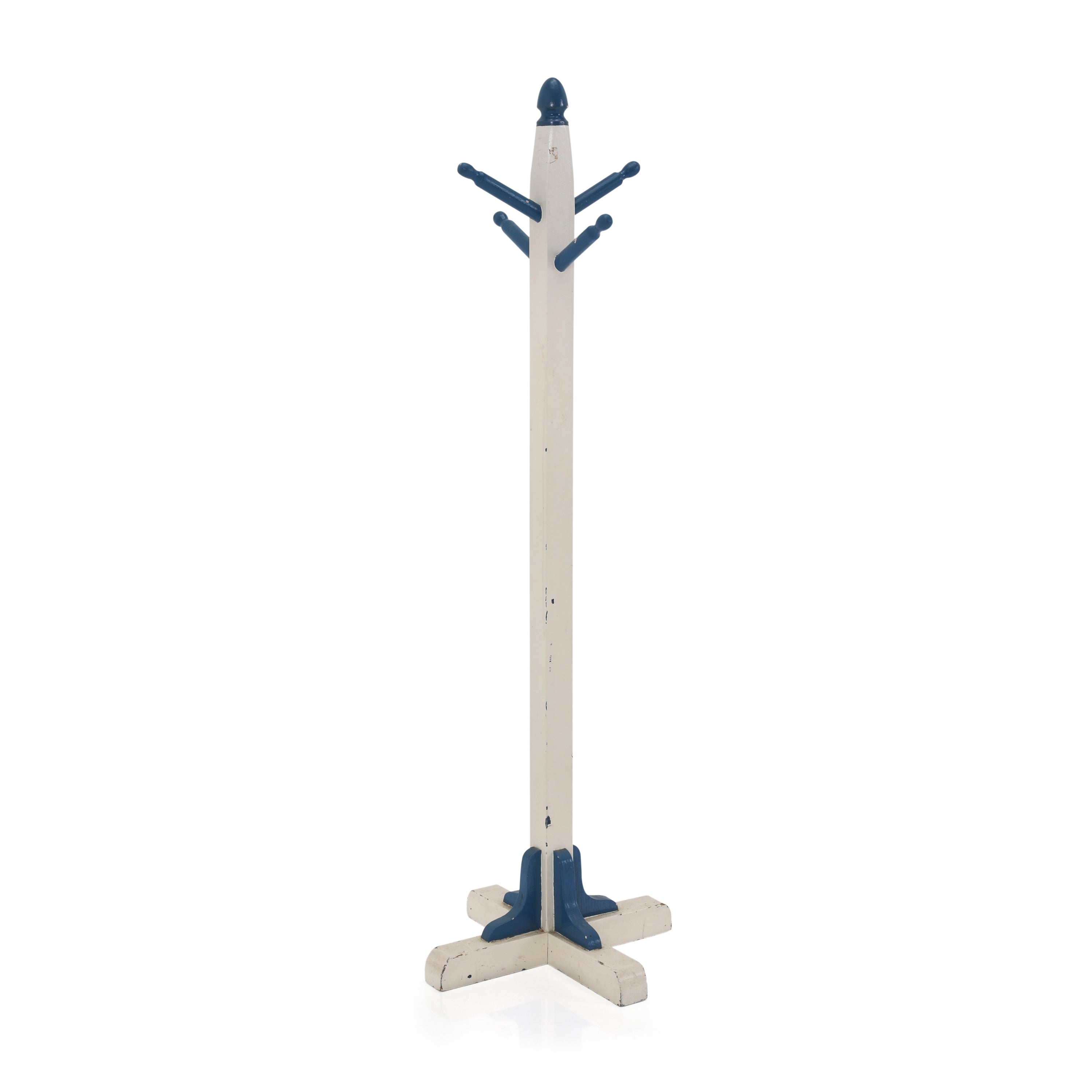 White & Blue Kids Coat Rack - Gil & Roy Props