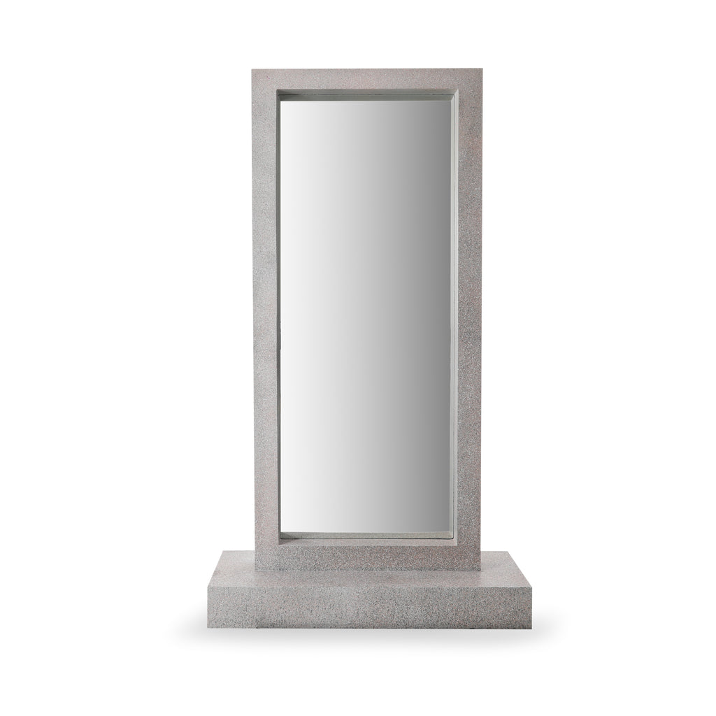 PAINTED WHITE Heavy Floor Mirror