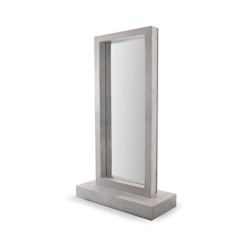 PAINTED WHITE Heavy Floor Mirror