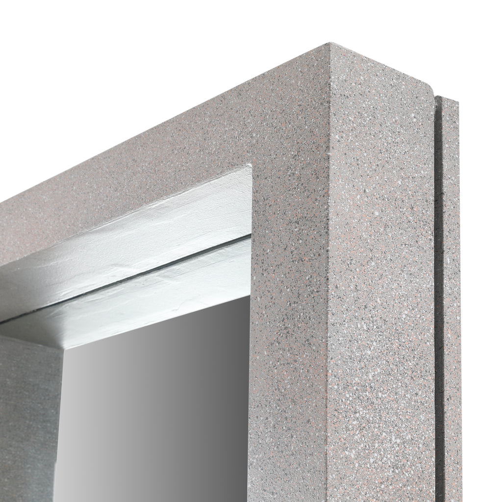 PAINTED WHITE Heavy Floor Mirror