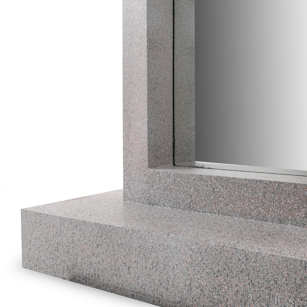 PAINTED WHITE Heavy Floor Mirror