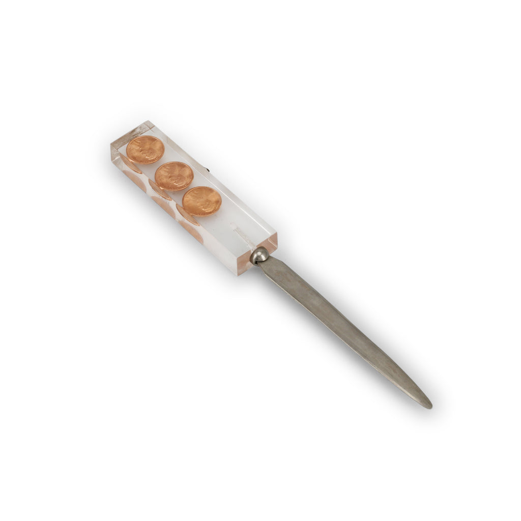 Acrylic Penny Letter Opener (A+D)