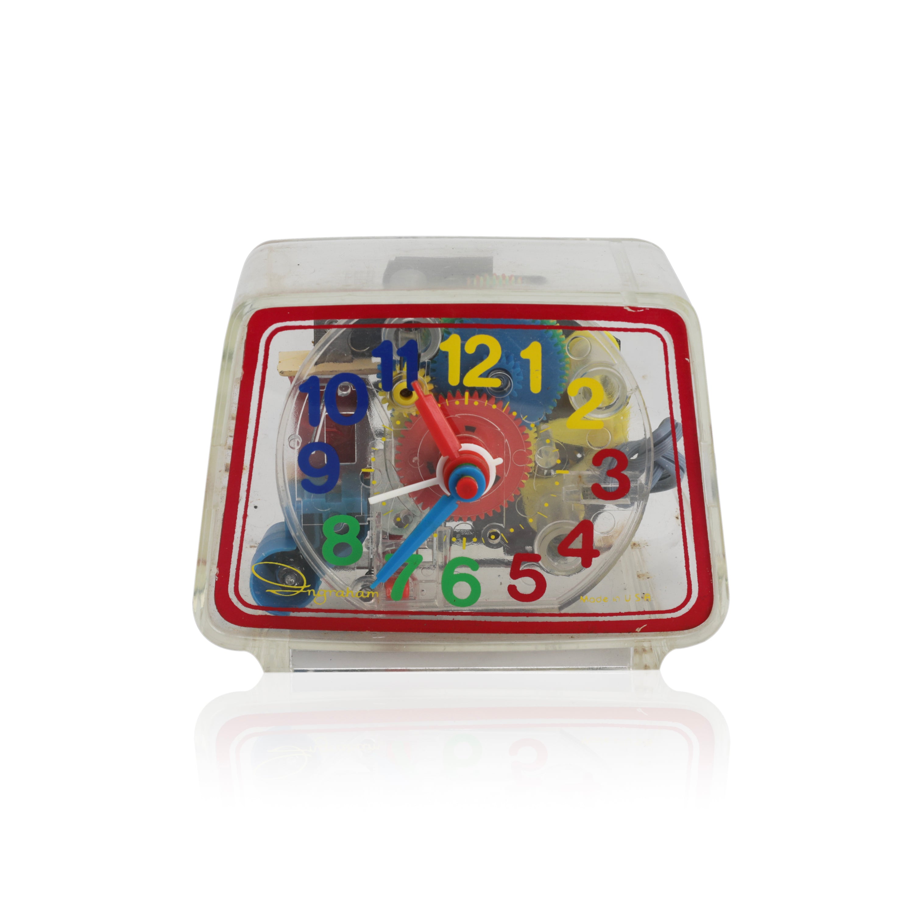 Clock Prop Clear Acrylic Kids Clock - Gil & Roy Props