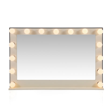Large Cream Vanity Mirror