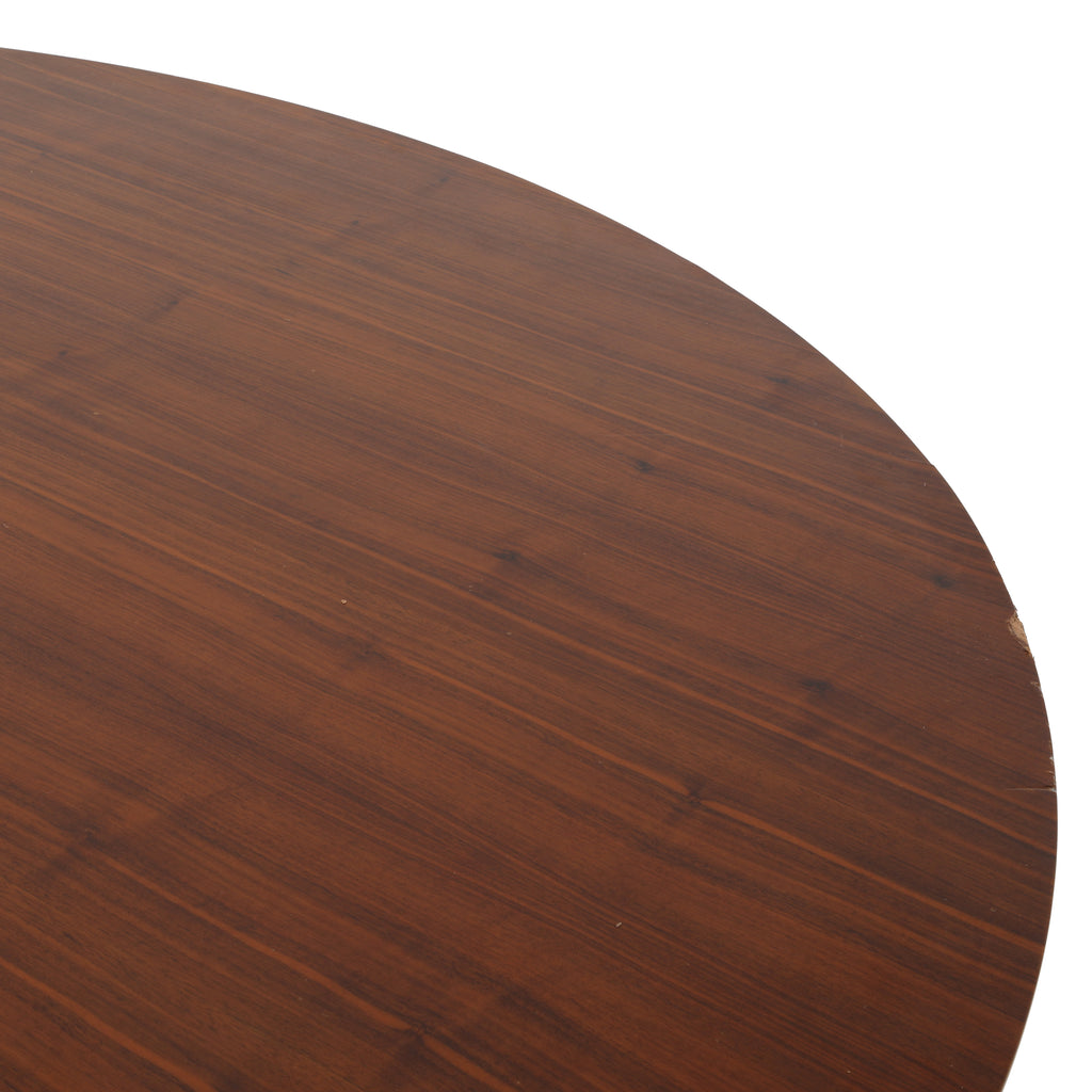 Large Round Wood Dining Table