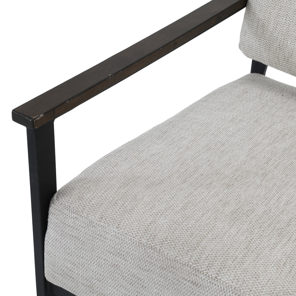 Grey & Black Modern Arm Chair