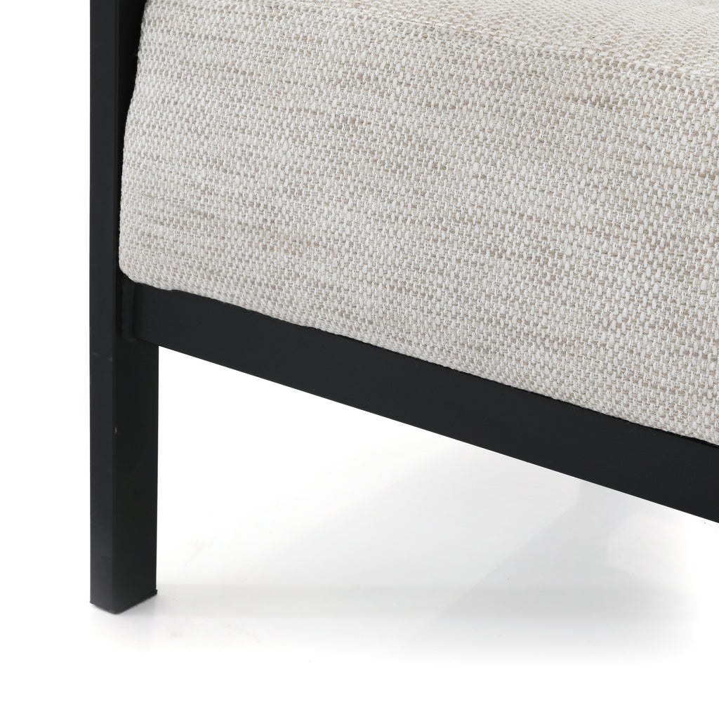 Grey & Black Modern Arm Chair