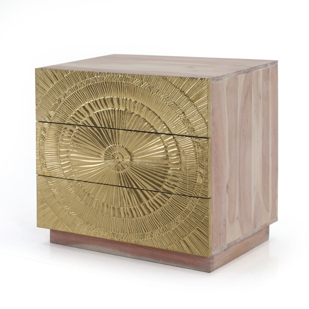 Gold & Wood Ornate Chest