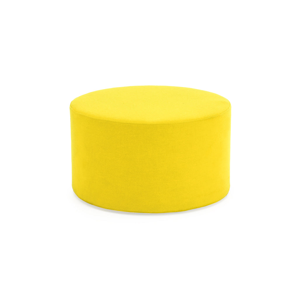 Yellow Round Ottoman