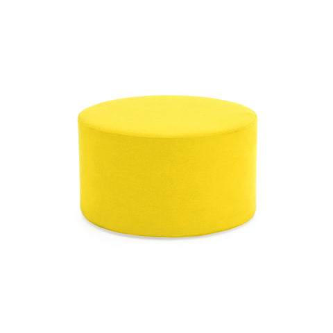 Yellow Round Ottoman