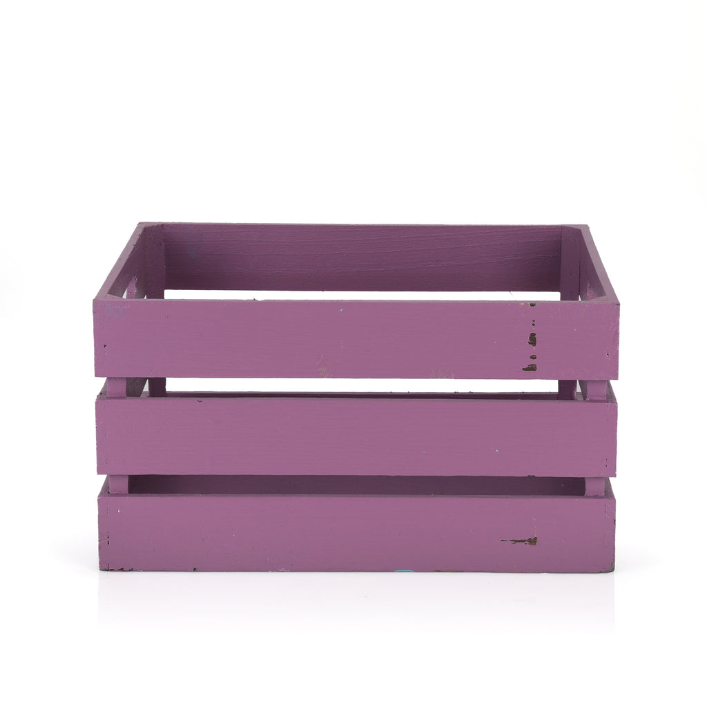 Purple Wooden Crates