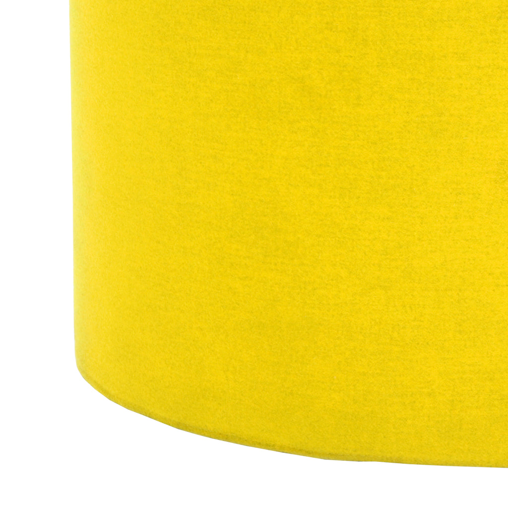 Yellow Round Ottoman