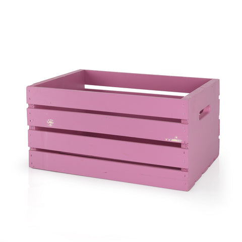 Pink Wooden Crate