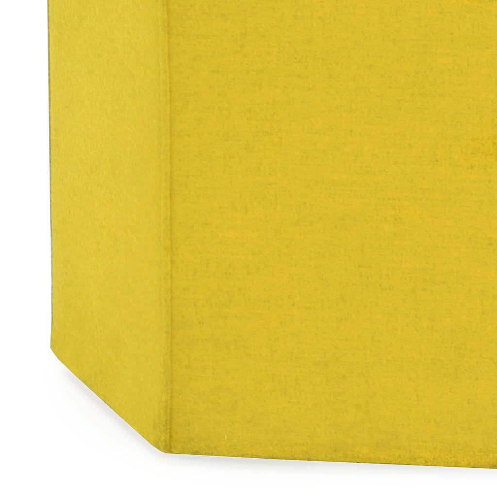 Hexagonal Ottoman - Neon Yellow