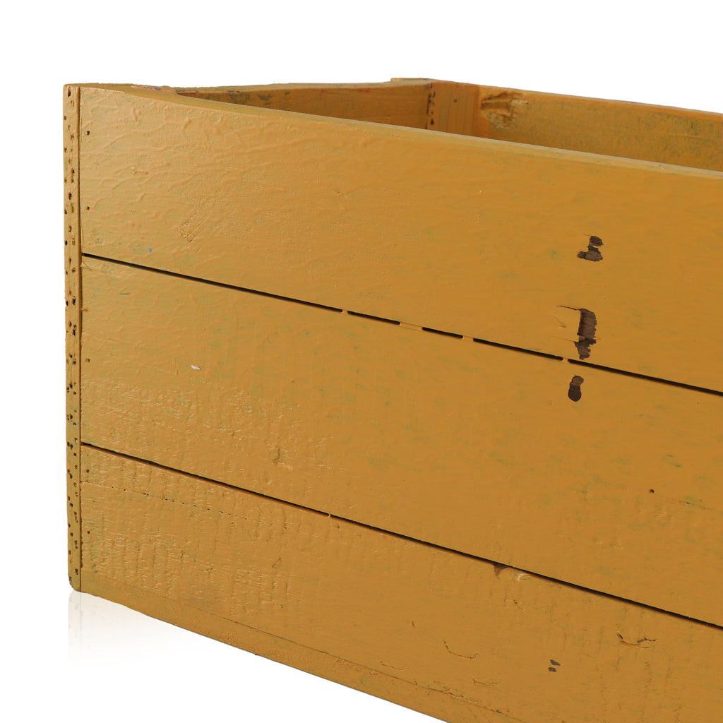 Yellow Wooden Crate 2