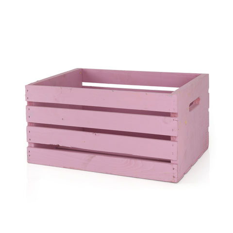 Pink Wooden Crate 2