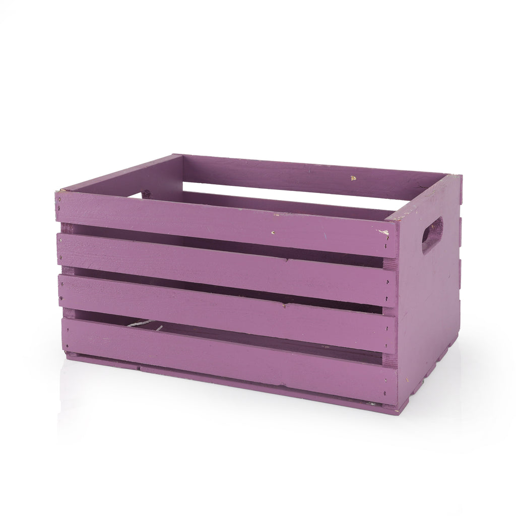 Purple Wooden Crates