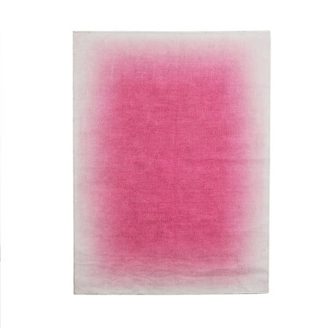 Pink Ombre Throw Rug