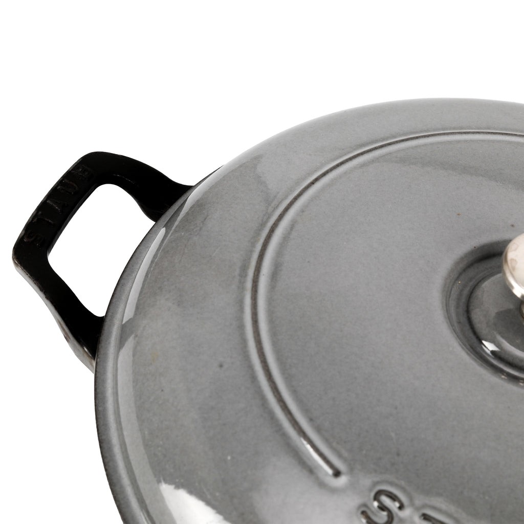 Grey Cast Iron Staub Pan