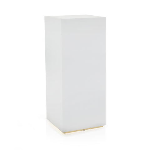White Podium / Pedestal with Light on Base
