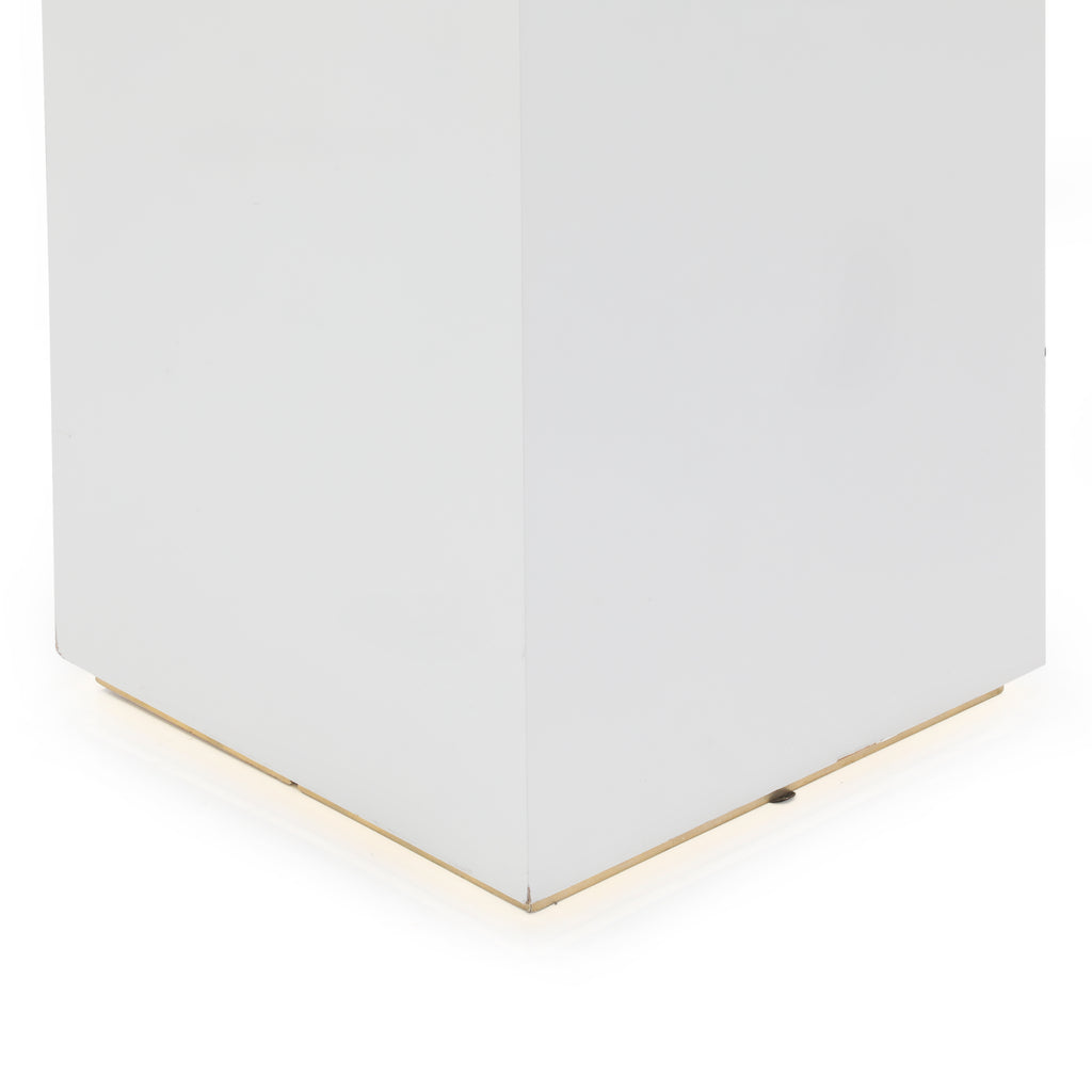 White Podium / Pedestal with Light on Base