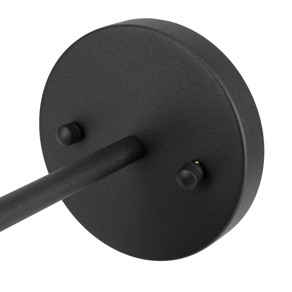 Matte Black Metal Wall Sconce