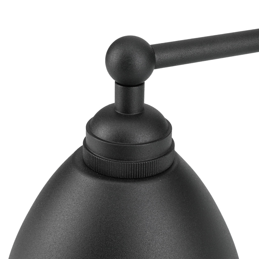 Matte Black Metal Wall Sconce