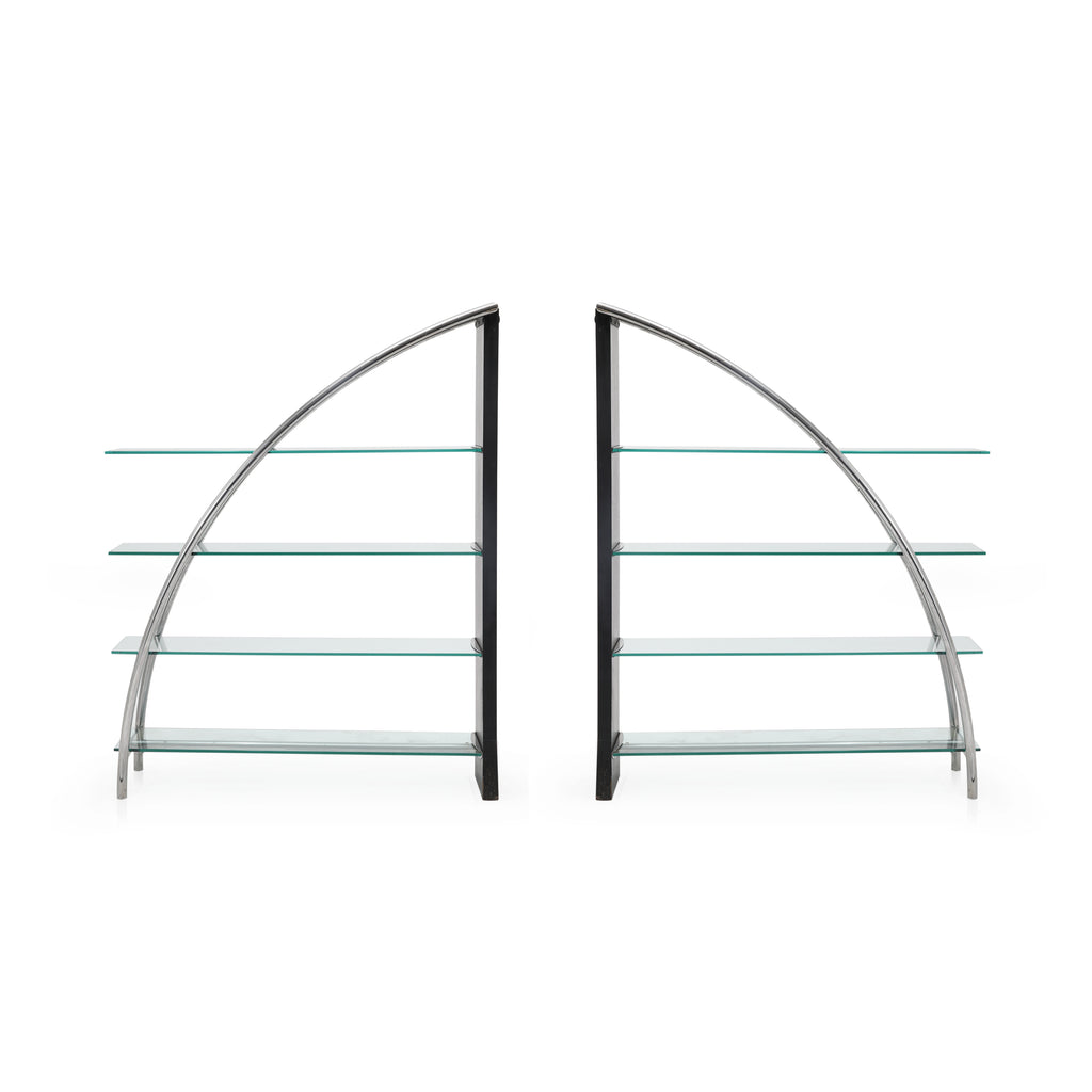 Bookcase Arches with Glass Shelves - Right