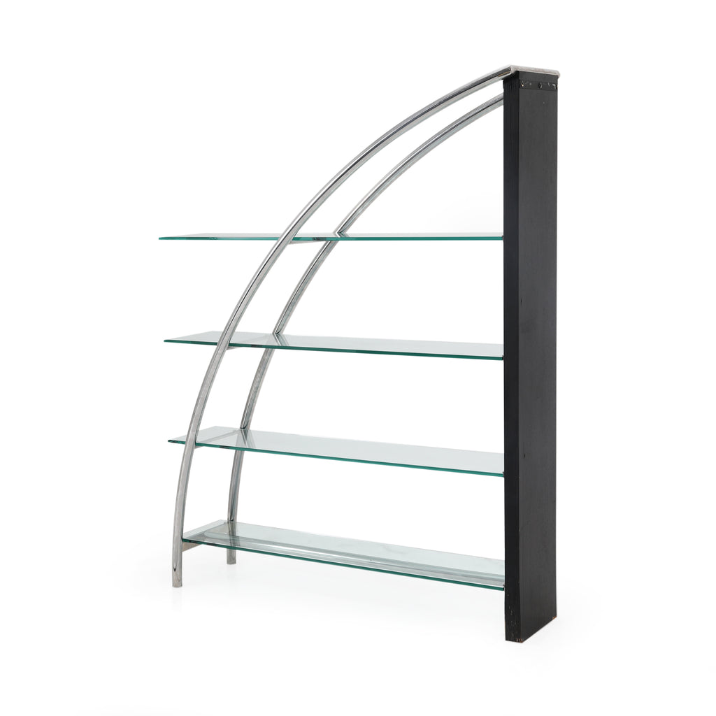 Bookcase Arches with Glass Shelves - Left